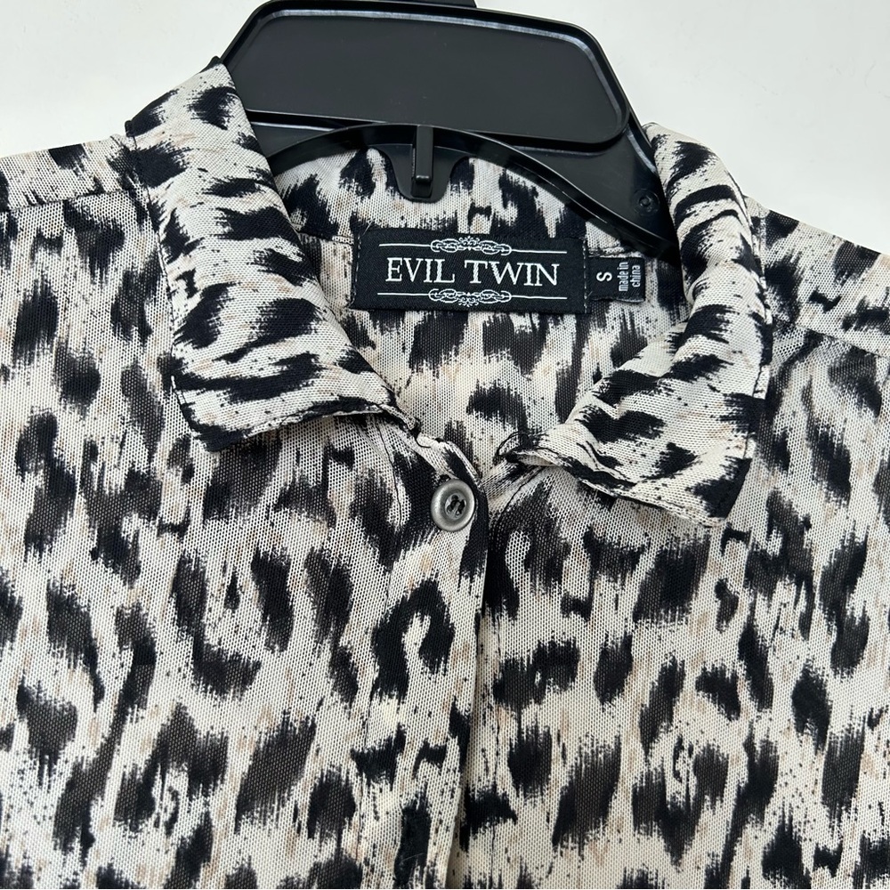 Evil Twin Semi Sheer Shirt Dress - Picture 9 of 12